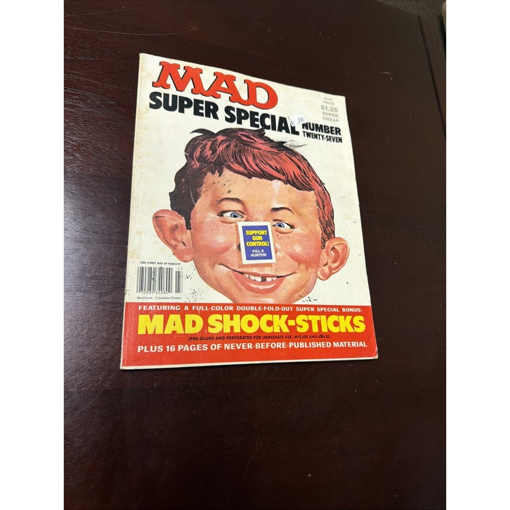 1978 MAD SUPER SPECIAL Magazine #27 FVF 7.0 with Mad Shock-Sticers